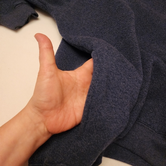 PGA Tour Men's Blue Quarter Zip Fleece Lined Knit Pullover Size XL - Picture 3 of 8